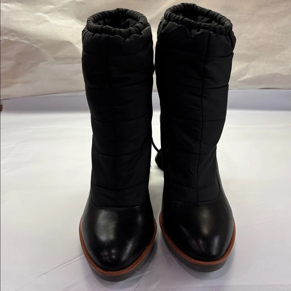Kate Spade New York Ginnie Faux Fur Pom-Pom Quilted Ankle Boots
